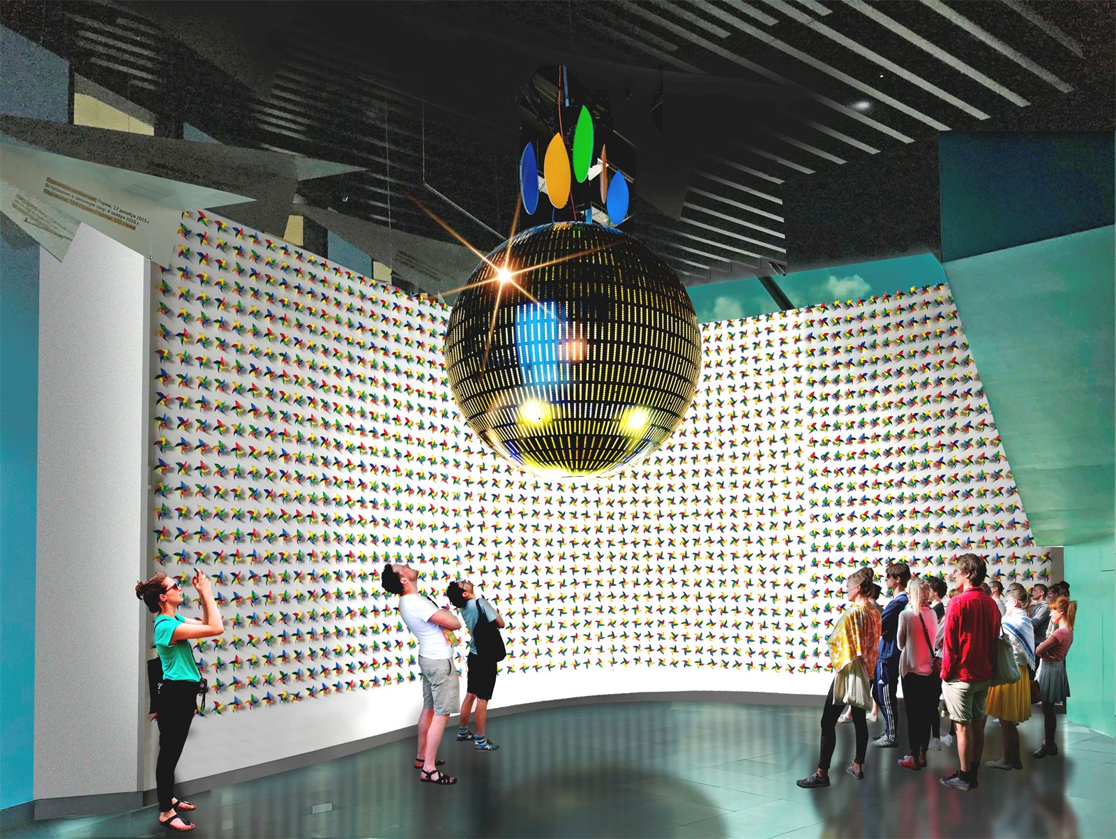 Flip Dot Sculpture (플립닷 조형물) on-site photo 15